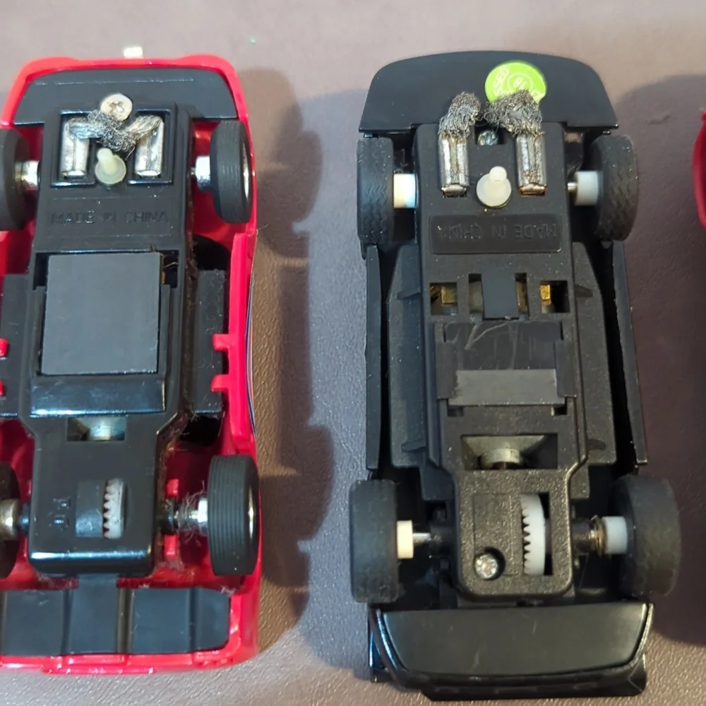 5 Vintage Slot Cars Porsche Lamborghini Ferrari Mercedes Benz Martini Racing